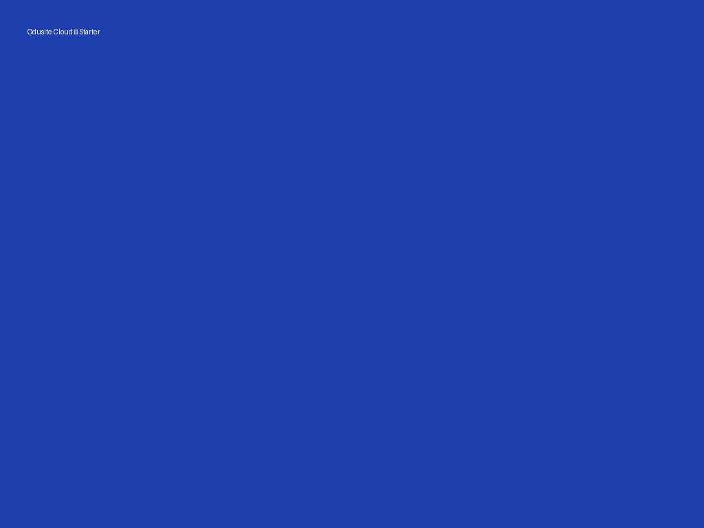 [CLOUD-S] Odusite Cloud — Starter
